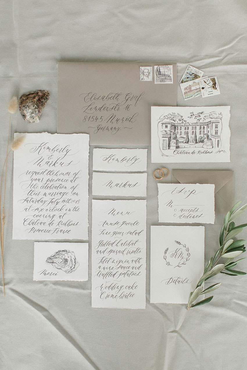 Fine Hochzeitspapeterie Provence