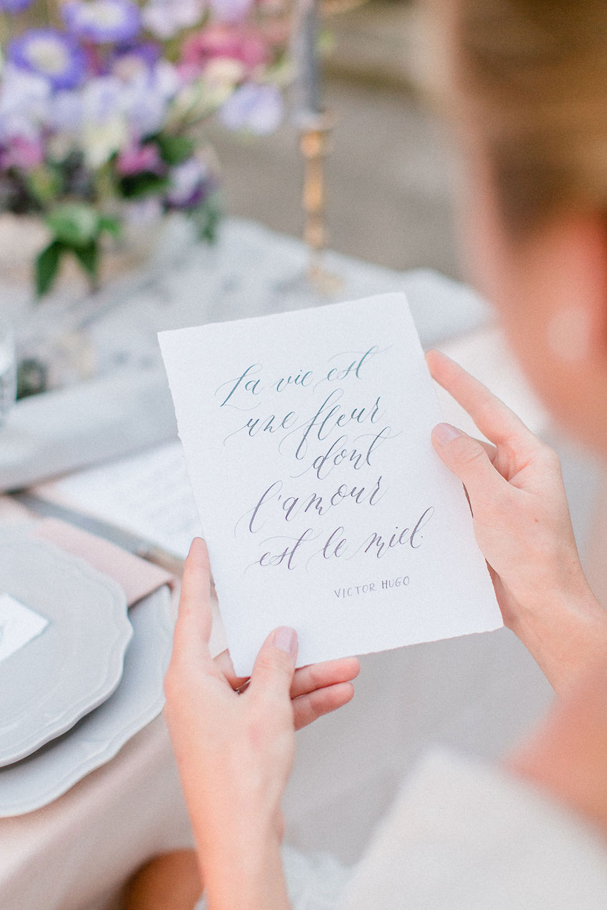 Fine Art Trauspruch Kalligrafie