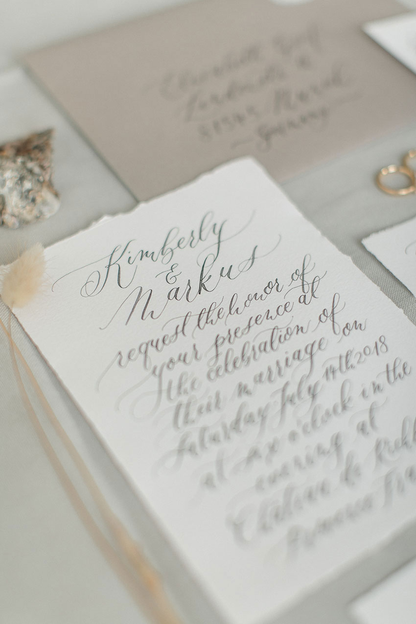 Fine Art Hochzeitseinladung Provence