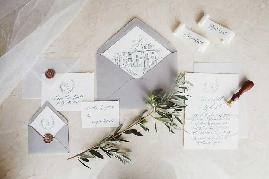 Mallorca Hochzeitspapeterie