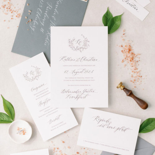 Fine Art Hochzeitspapeterie